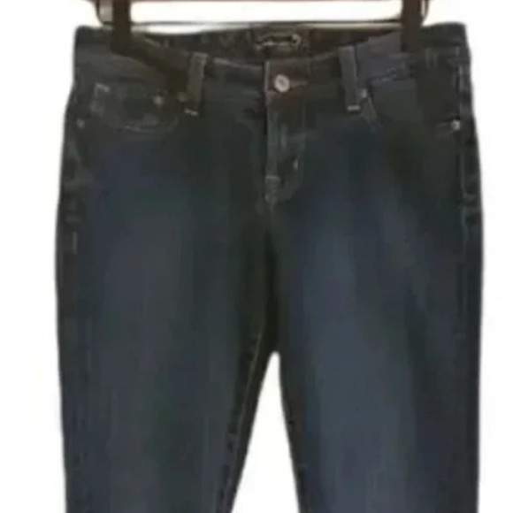 Seven7 High Rise Slim Flare Jeans Women’s Size 28 Blue Stretch Denim - Picture 6 of 7